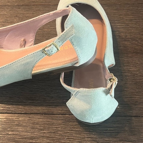 EUC! Old Navy Women's Mint Green Slingback pointy toe Flats Size 8 - Picture 6 of 6